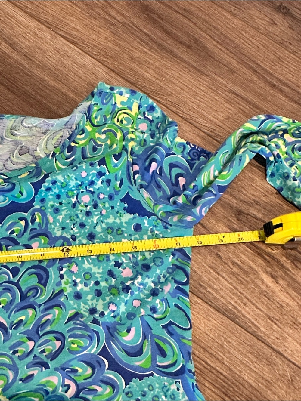 NWOT Lilly Pulitzer Marlowe Dress in Lagoon Sea Blue Size Small 100% Pima Cotton - Picture 8 of 9